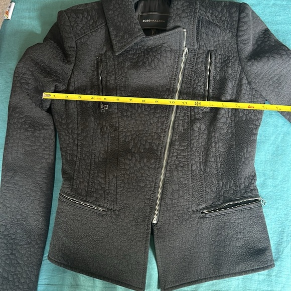 BCBGMAXAZARIA Floral Jacquard Black Jacket FINAL PRICE - Picture 10 of 10